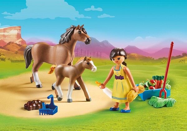 Playmobil Playmobil 70122 Spirit Apo avec cheval et poulain 4008789701220
