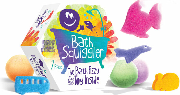 Loot Toy Bombe de bain et éponge ensemble (Bath squigglers) 627843344124