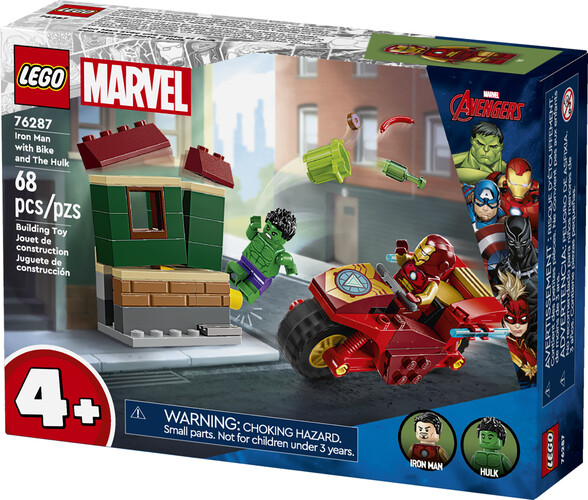 LEGO LEGO 76287 Iron Man avec une moto et Hulk 673419390941