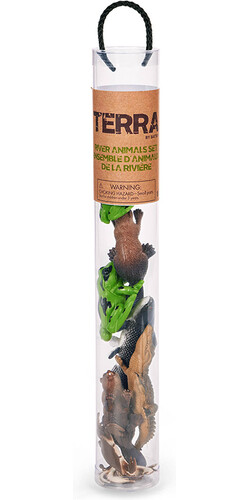 Terra terra - tube 8 pcs animaux de rivière 8-12 en tube 062243499454