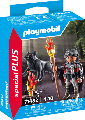 Playmobil Playmobil 71482 Guerrier avec loup 4008789714824