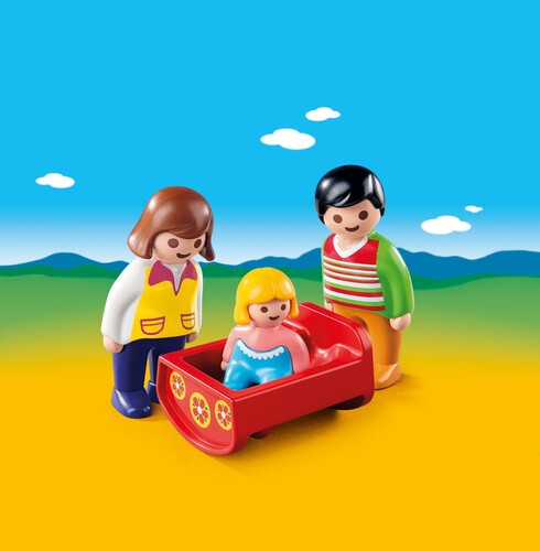 Playmobil Playmobil 6966 1.2.3 Parents avec bébé 4008789069665