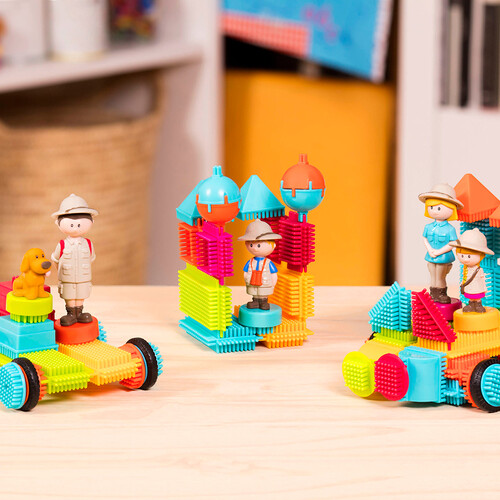 B. Brand bristle blocks - mallette safari 85 pièces 062243254305