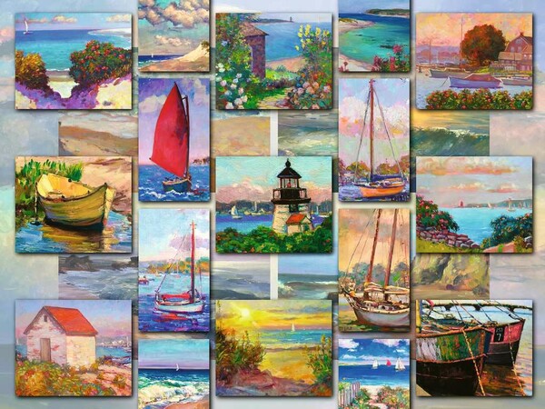 Ravensburger Casse-tête 1500 Coastal Collage 4005556168200
