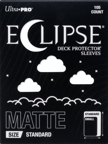 Ultra PRO Protecteurs de cartes Standard Eclipse PRO-Matte Blanc 105ct 074427166816