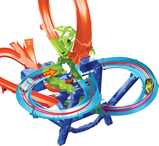 Hot Wheels Hot Wheels - stunt tracks - piste multi crash 194735293841