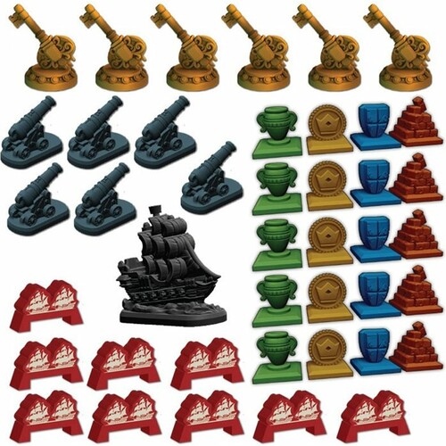 Super Meeple Endeavor - l'age de la voile (fr) Ext pieces et blockades 