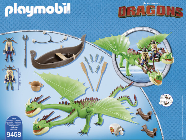 Playmobil Playmobil 9458 Dragons Kognedur et Kranedur avec Burp et Barf 4008789094582
