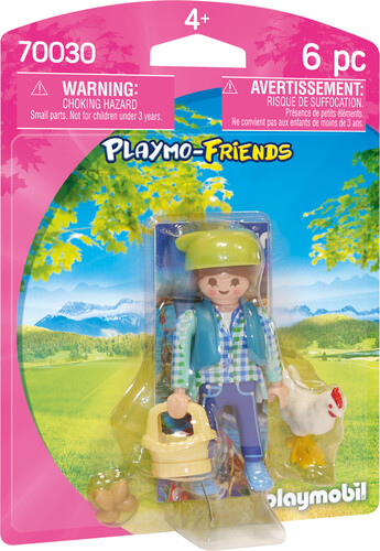 Playmobil Playmobil 70030 Playmo-Friends Fermière avec poule 4008789700308