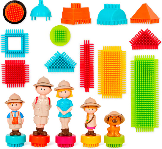 B. Brand bristle blocks - mallette safari 85 pièces 062243254305