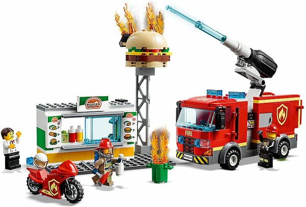 LEGO LEGO 60214 L'intervention des pompiers au restauran 673419303026