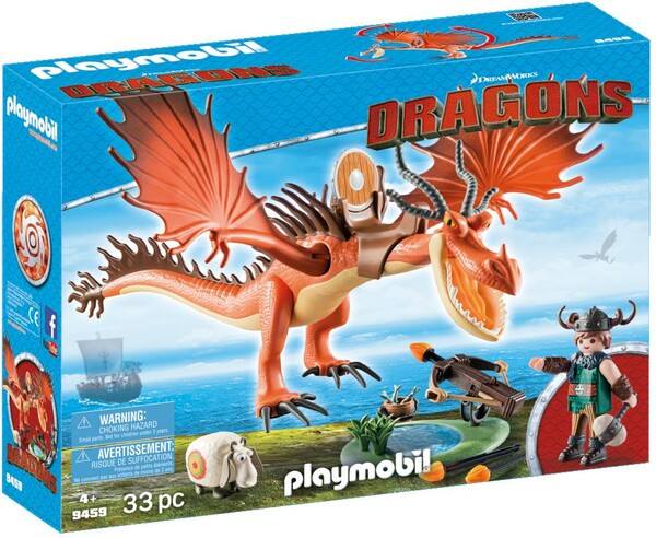 Playmobil Playmobil 9459 Dragons Morvik et Krochefer 4008789094599