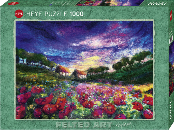 Heye Casse-tête 1000 Moy Mackay - Coquelicots du coucher du soleil (Sundown Poppies) 4001689299170