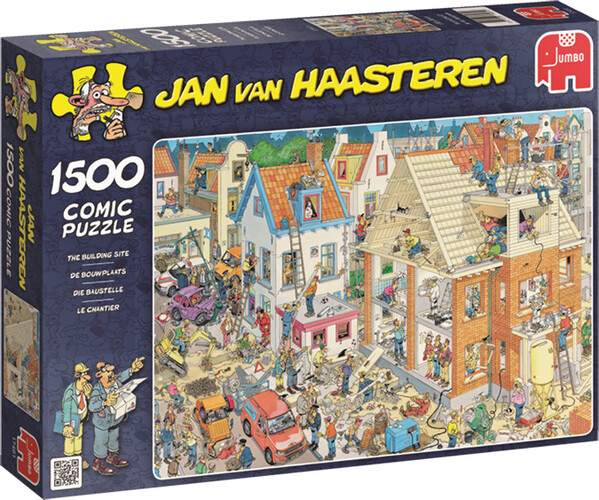 Jumbo Casse-tête 1500 Jan van Haasteren - Le chantier 8710126174616
