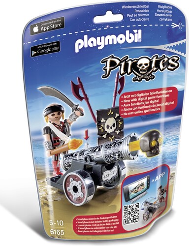 Playmobil Playmobil 6165 Pirate avec canon noir en sac (mars 2016) 4008789061652