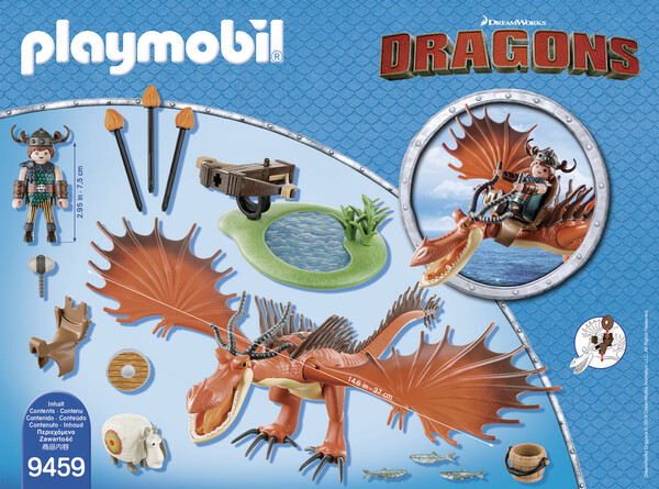 Playmobil Playmobil 9459 Dragons Morvik et Krochefer 4008789094599