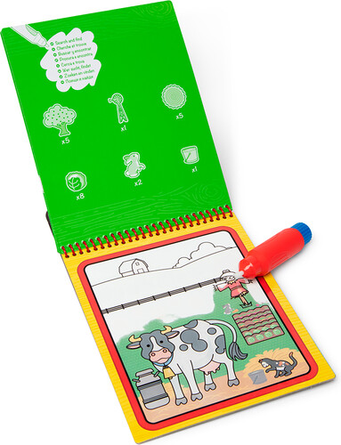 Melissa & Doug water wow - carnet d'activités réutilisable - à la ferme 681147000575