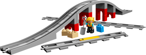 LEGO LEGO 10872 Duplo Les rails et le pont du train 673419284004