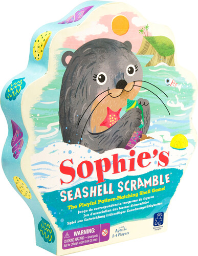Educational Insights Sophie's Seashell Scramble (fr/en) jeu d'association des formes élémentaire 086002034182