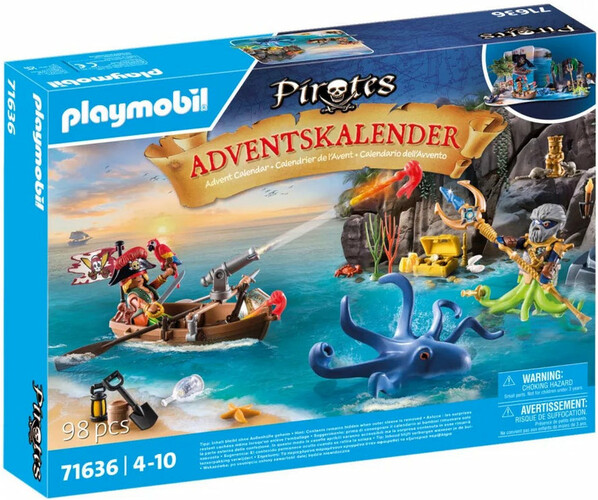 Playmobil Playmobil 71636 Calendrier de l'Avent: Pirates 4008789716361