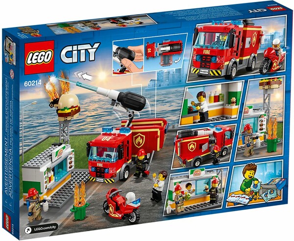 LEGO LEGO 60214 L'intervention des pompiers au restauran 673419303026