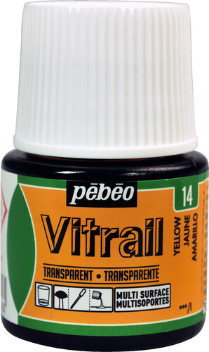 pébéo Peinture vitrail 45ml jaune 14 3167860097957