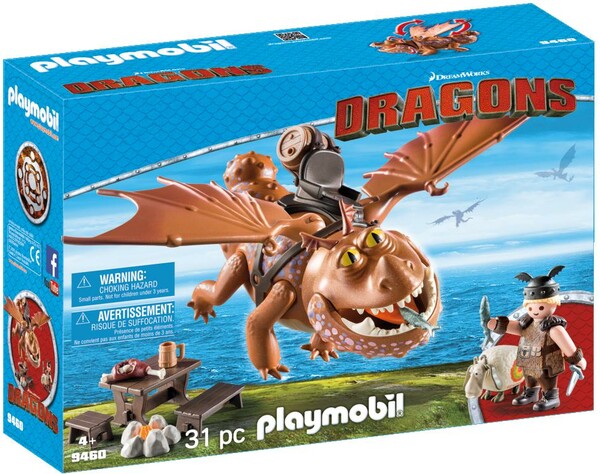 Playmobil Playmobil 9460 Dragons Stick legs et Bouledogre 4008789094605