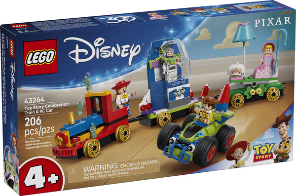 LEGO LEGO 43264 Le Train en fête et voiture RC Toy Story 673419404013
