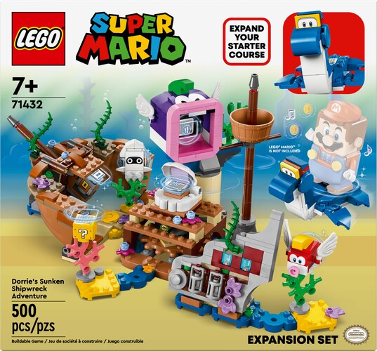 LEGO LEGO 71432 Super Mario - Ext Aventure dans l'épave engloutie avec Dorrie 673419391788