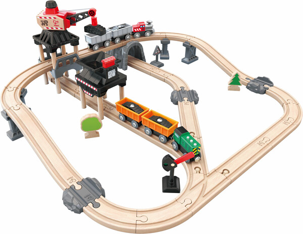 Hape Train de bois - Mining loader set 6943478021815