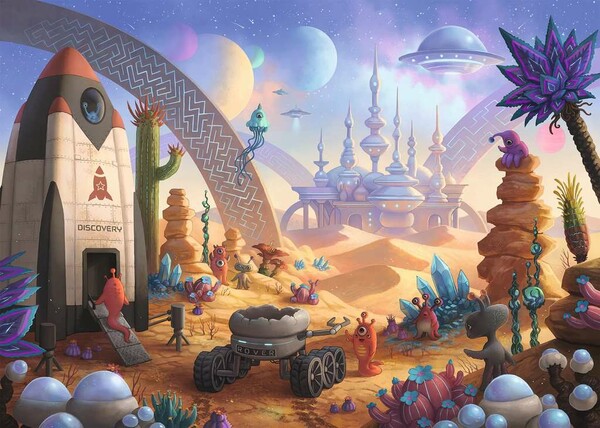 Ravensburger Casse-tête 368 Escape Puzzle Enfants Mission spatiale 4005556132676