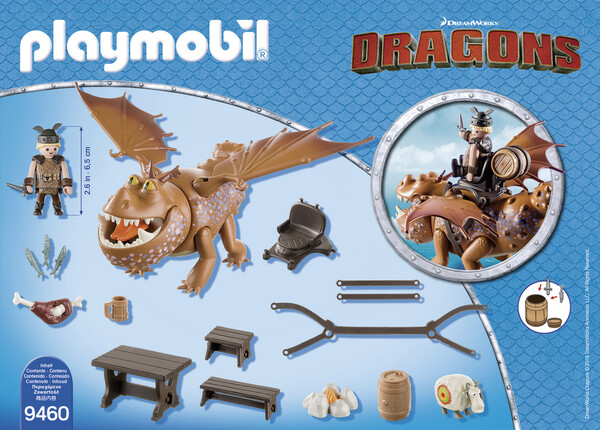 Playmobil Playmobil 9460 Dragons Stick legs et Bouledogre 4008789094605