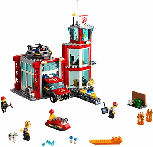 LEGO LEGO 60215 La caserne de pompiers 673419303033