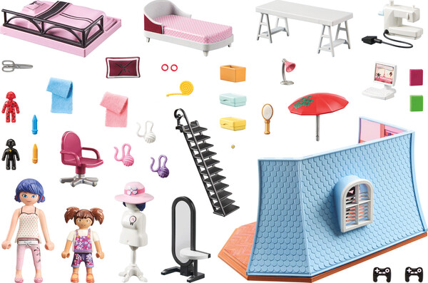 Playmobil Playmobil 71334 Miraculous Chambre de Marinette 4008789713346