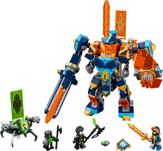 LEGO LEGO 72004 Nexo Knights L'Armure 3-en-1 de Clay 673419280358