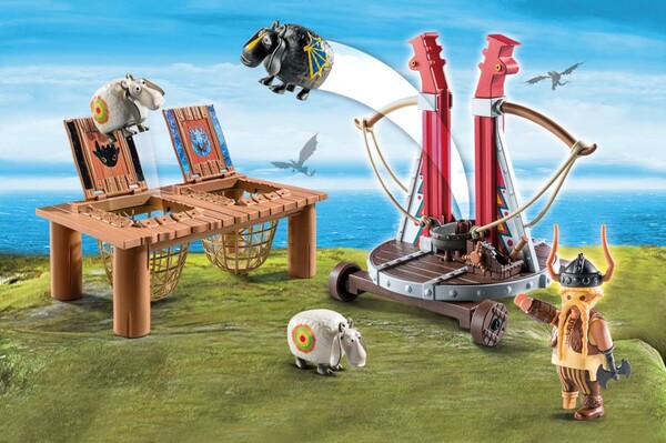 Playmobil Playmobil 9461 Dragons GueUlefor avec baliste lance-mouton 4008789094612