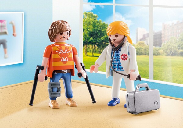 Playmobil Playmobil 70079 Duo Médecin et patient 4008789700797