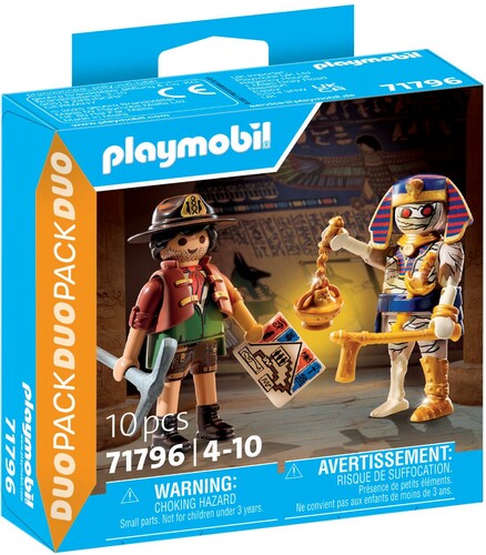 Playmobil Playmobil 71796 Duo Chasseur de tresors, momie et accessoires 4008789717962