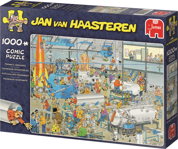 Jumbo Casse-tête 1000 Jan van Haasteren - Faits saillants techniques 8710126190500