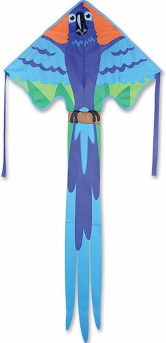 Premier Kites Cerf-volant monocorde large facile à voler ara bleu 46'' x 90'' 630104440695