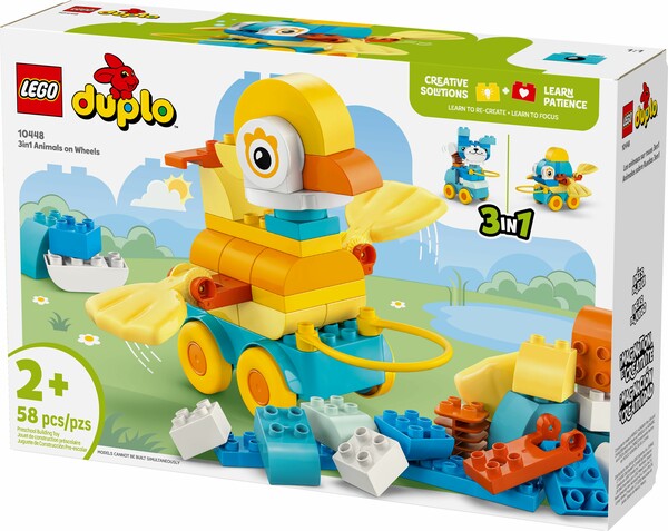 LEGO LEGO 10448 Animaux sur roues 3-en-1 673419405393