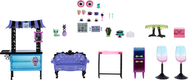 Mattel Monster High - Ensemble de jeu Café Lounge Coffin Bean 194735069859