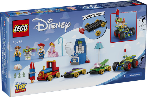 LEGO LEGO 43264 Le Train en fête et voiture RC Toy Story 673419404013