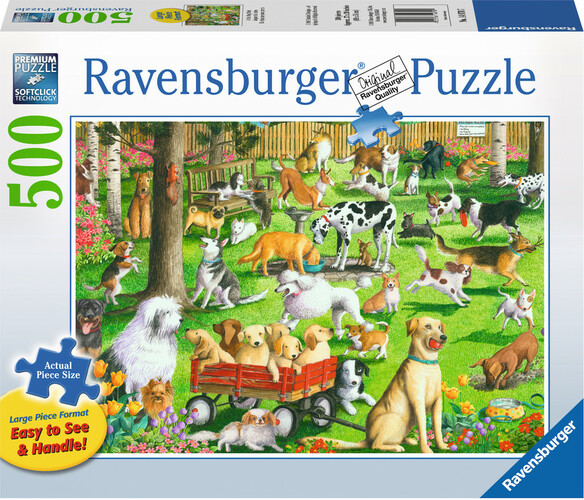 Ravensburger Casse-tête 500 Large Au parc du chien 4005556148707