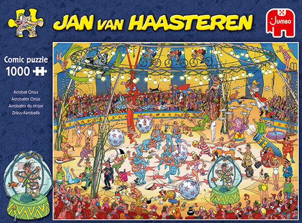 Jumbo Casse-tête 1000 Jan van Haasteren - Acrobates de cirque 8710126190890