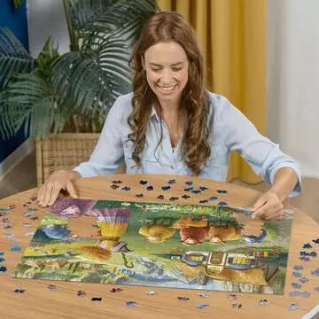 Ravensburger Casse-tête 1000 Boutique de laine de moutons béats 4005555004141