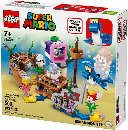 LEGO LEGO 71432 Super Mario - Ext Aventure dans l'épave engloutie avec Dorrie 673419391788