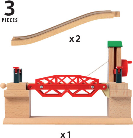 Brio Train Brio Train en bois Pont basculant 33757 7312350337570