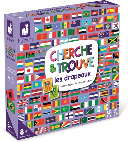 Janod Cherche et trouve - Les drapeaux (fr) 3700217324384