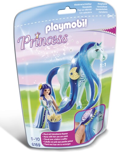 Playmobil Playmobil 6169 Princesse Bleuet avec cheval à coiffer en sac (mars 2016) 4008789061690